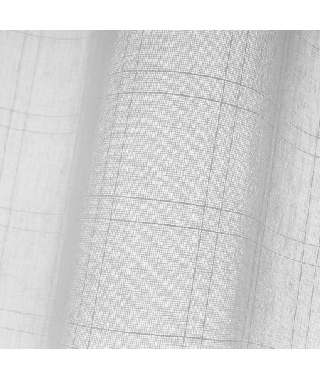 Rideau blanc semi occultant 140x260cm (Lot de 2) - Aréa |YESDEKO