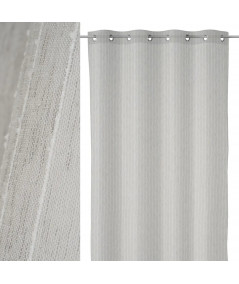 Lot de 2 rideaux gris semi occultant 140x260cm - Collection Tenue - Yesdeko