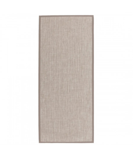 Tapis indoor outdoor beige revers antidérapant 75x175cm - Collection Stone - Yesdeko