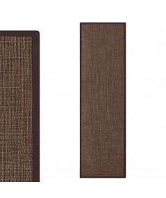 Tapis indoor outdoor marron revers antidérapant 60x200cm - Collection Brown