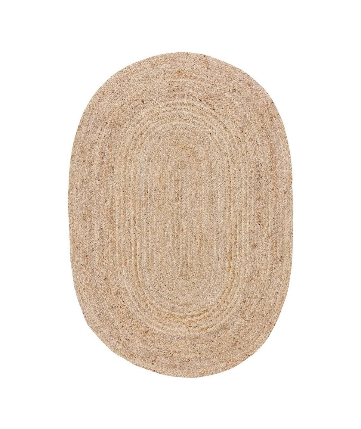 Tapis en jute ovale naturel 120x180cm - Collection Malva - Yesdeko