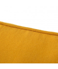 2 coussins uni jaune déhoussable 45x45cm Love