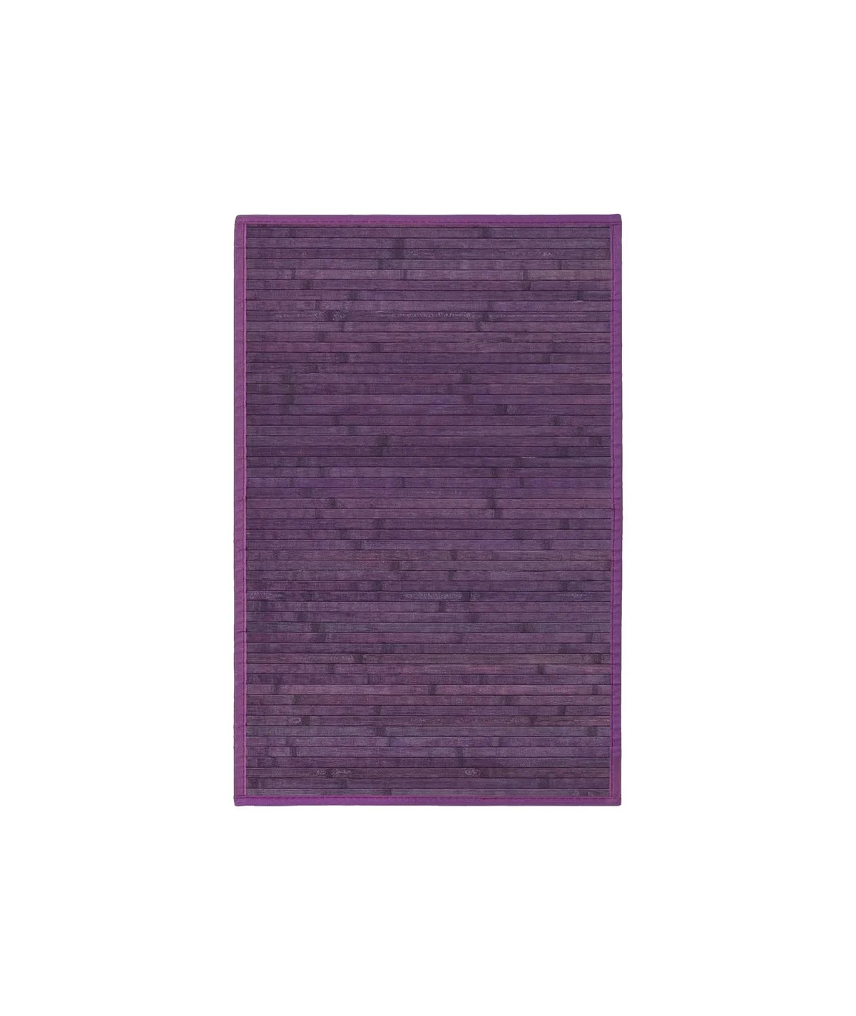 Tapis bambou lattes violet 60x90cm - Yesdeko