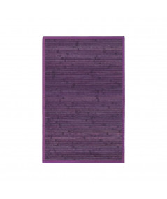 Tapis bambou lattes violet 60x90cm - Yesdeko