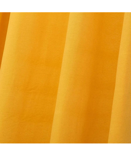 2 rideaux jaune semi occultant 140x260cm Loving - Yesdeko