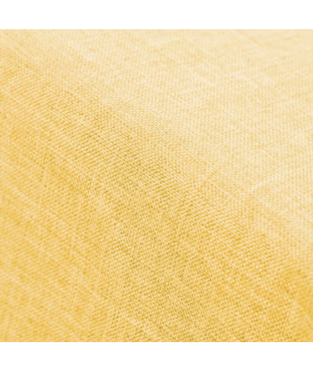 Nappe carrée uni en polyester jaune 150x150cm - Yesdeko