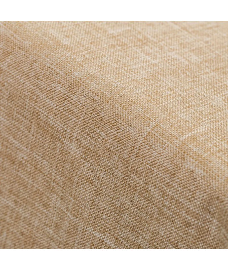 Nappe rectangulaire uni en polyester beige 150x210cm - Yesdeko