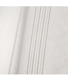 2 voilages blanc semi transparent 140x260cm Liana - Yesdeko
