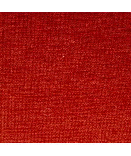 Fauteuil moderne en tissu orange et métal - Victoria