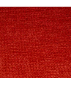 Fauteuil moderne en tissu orange et métal - Victoria