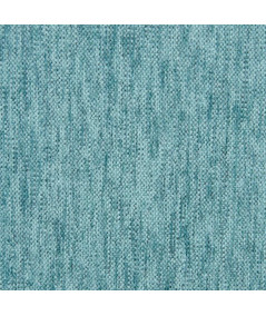 Coussin tissu chiné turquoise déhoussable 60x60 cm Denz - Yesdeko