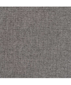 Banquette tissu gris et métal noir 120x40cm Déco - Yesdeko