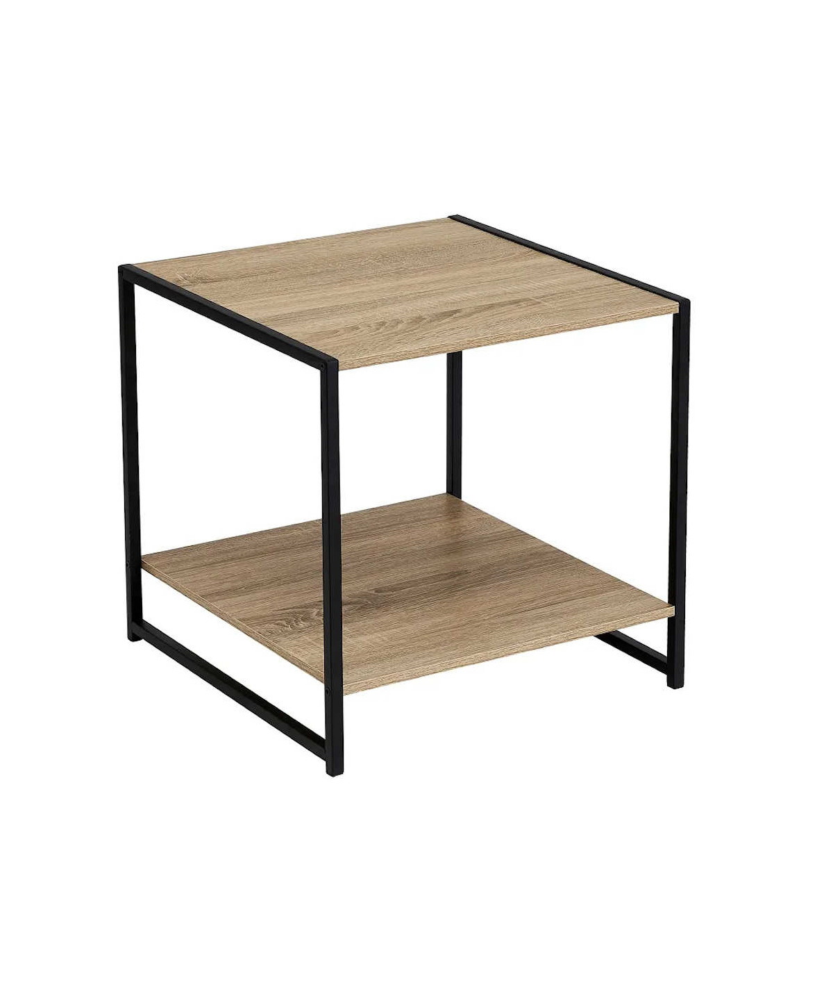 Table carré avec 2 étagères - Mini - Yesdeko