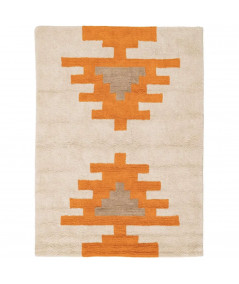 Tapis enfant en coton orange 120x160cm - Ethny - Yesdeko.com