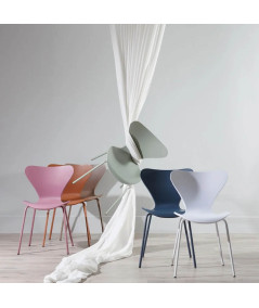 4 chaises en résine vert design empilable - Anco - Yesdeko