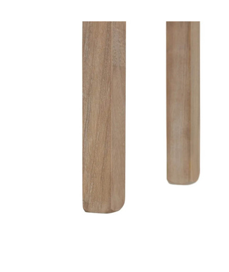 Console en bois paulownia taupe L88cm - Cajol