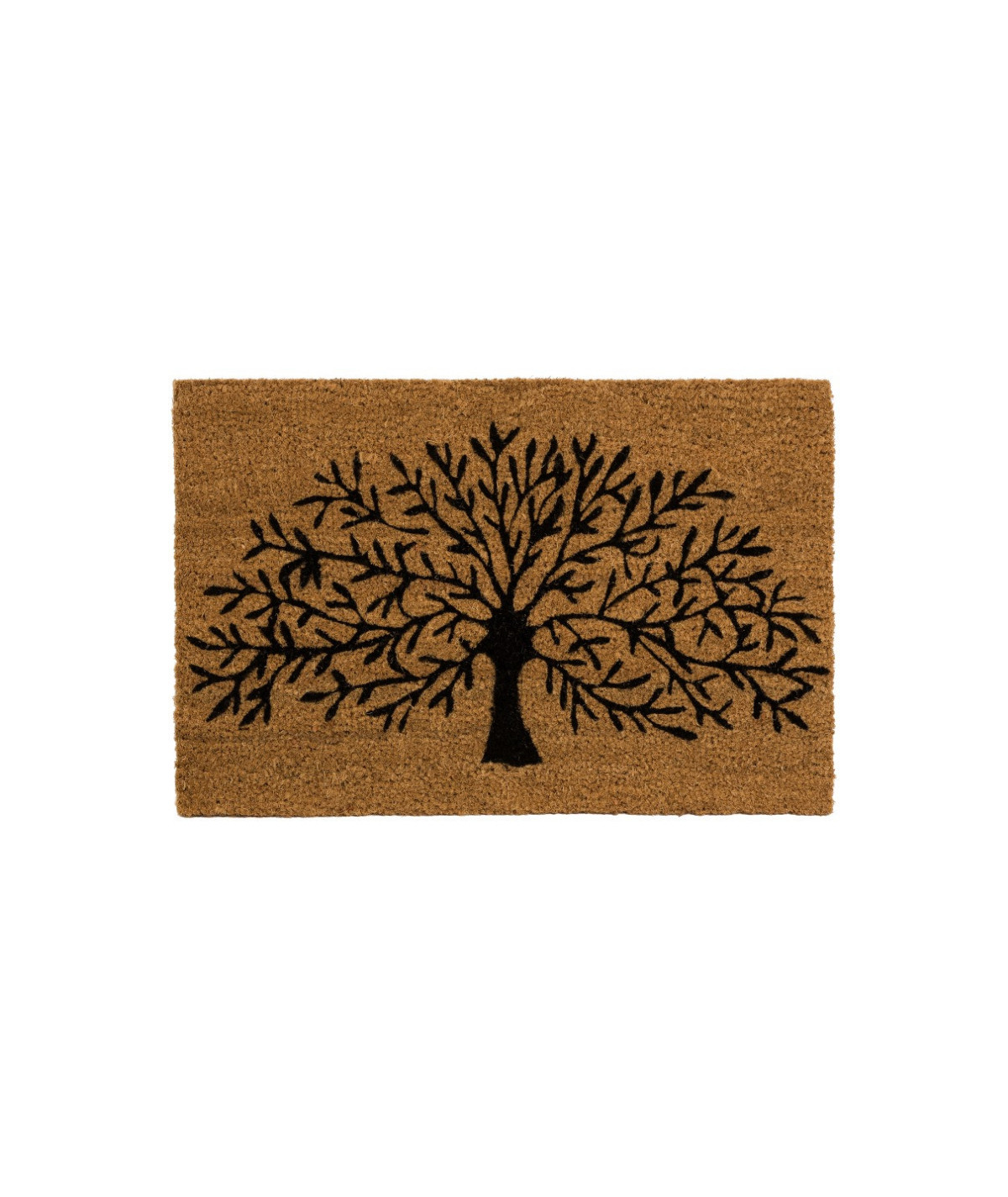Paillasson en coco motif arbre de vie 60x40cm - Arborvitae |YESDEKO