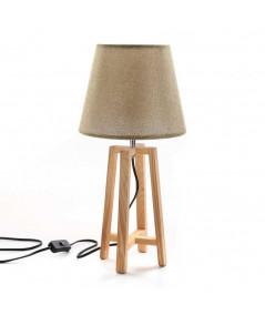 Lampe sur trépied en bois H48cm - Scandi |YESDEKO